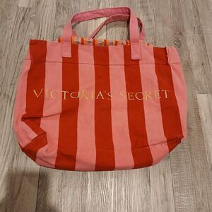 Victoria's Secret Women's Pink Canvas Tote Bag